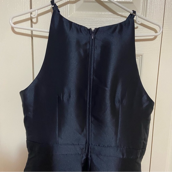 Lulu’s NWT Broadway Show Navy Blue High-Low Maxi Dress Gown Large - Picture 11 of 15